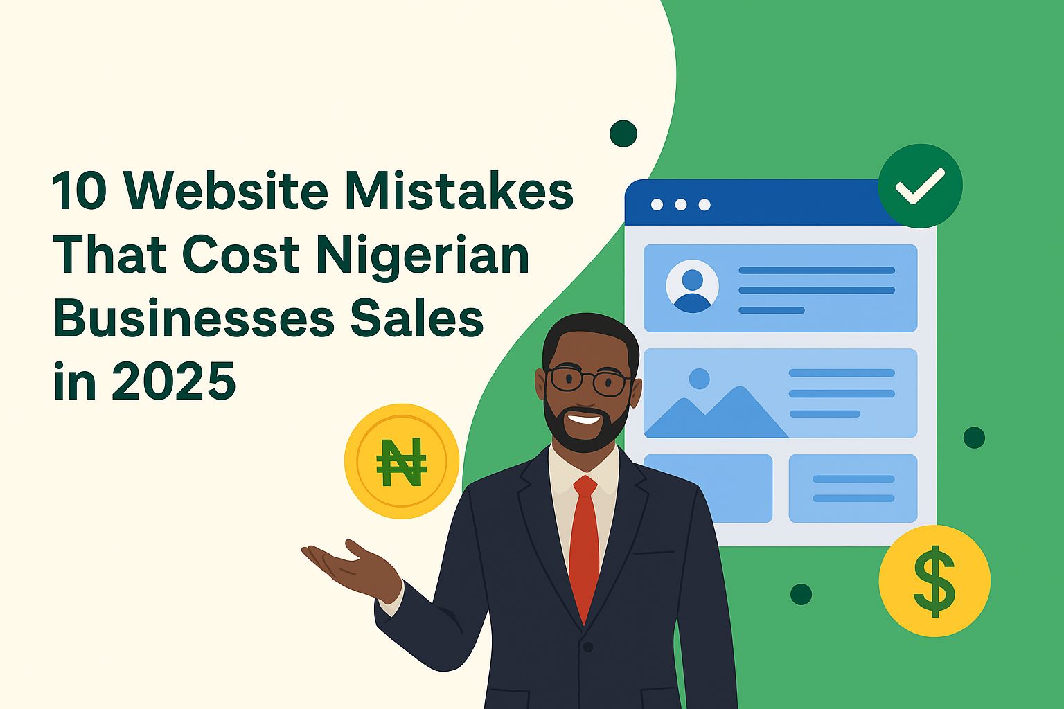 10 Website Mistakes That Cost Nigerian Businesses Sales in 2025