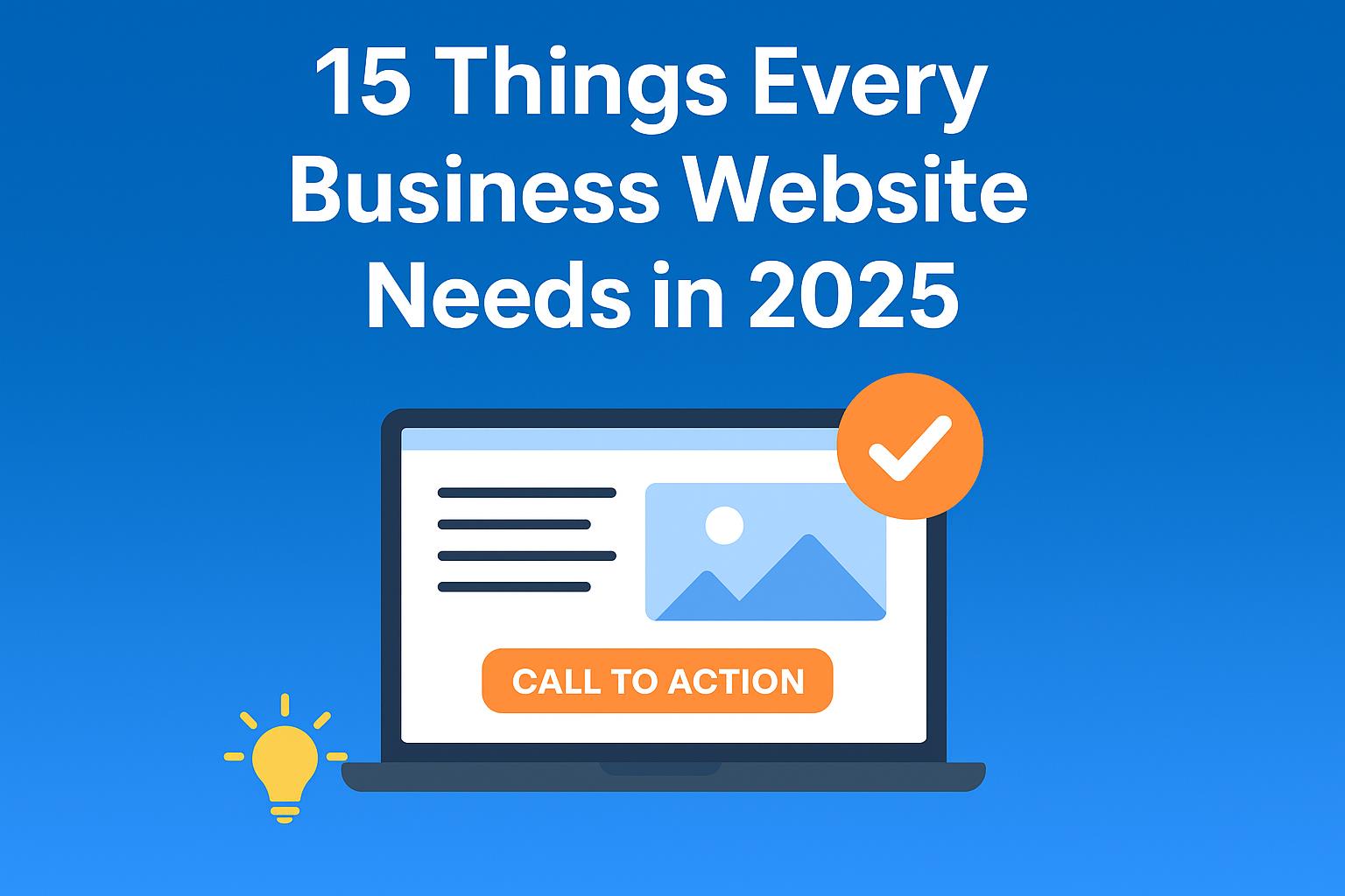 15 Things Every Business Website Needs in 2025