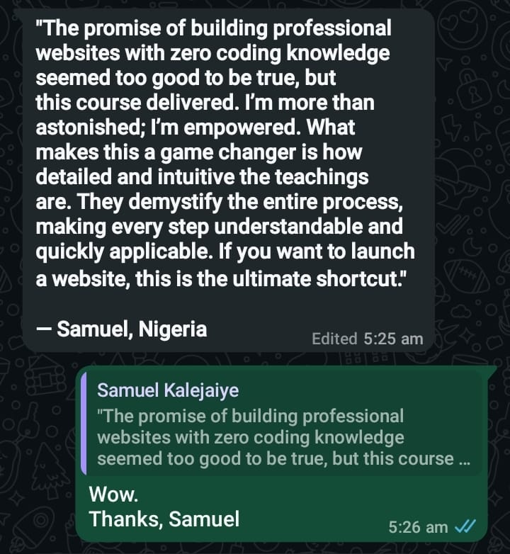 Samuel, Nigeria