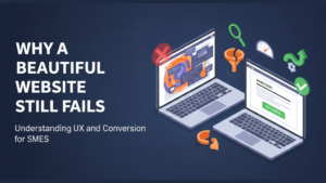 Read more about the article Why a Beautiful Website Still Fails: Understanding UX and Conversion for SMEs