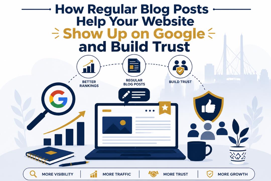 How Regular Blog Posts Help Your Website Rank and Build Trust